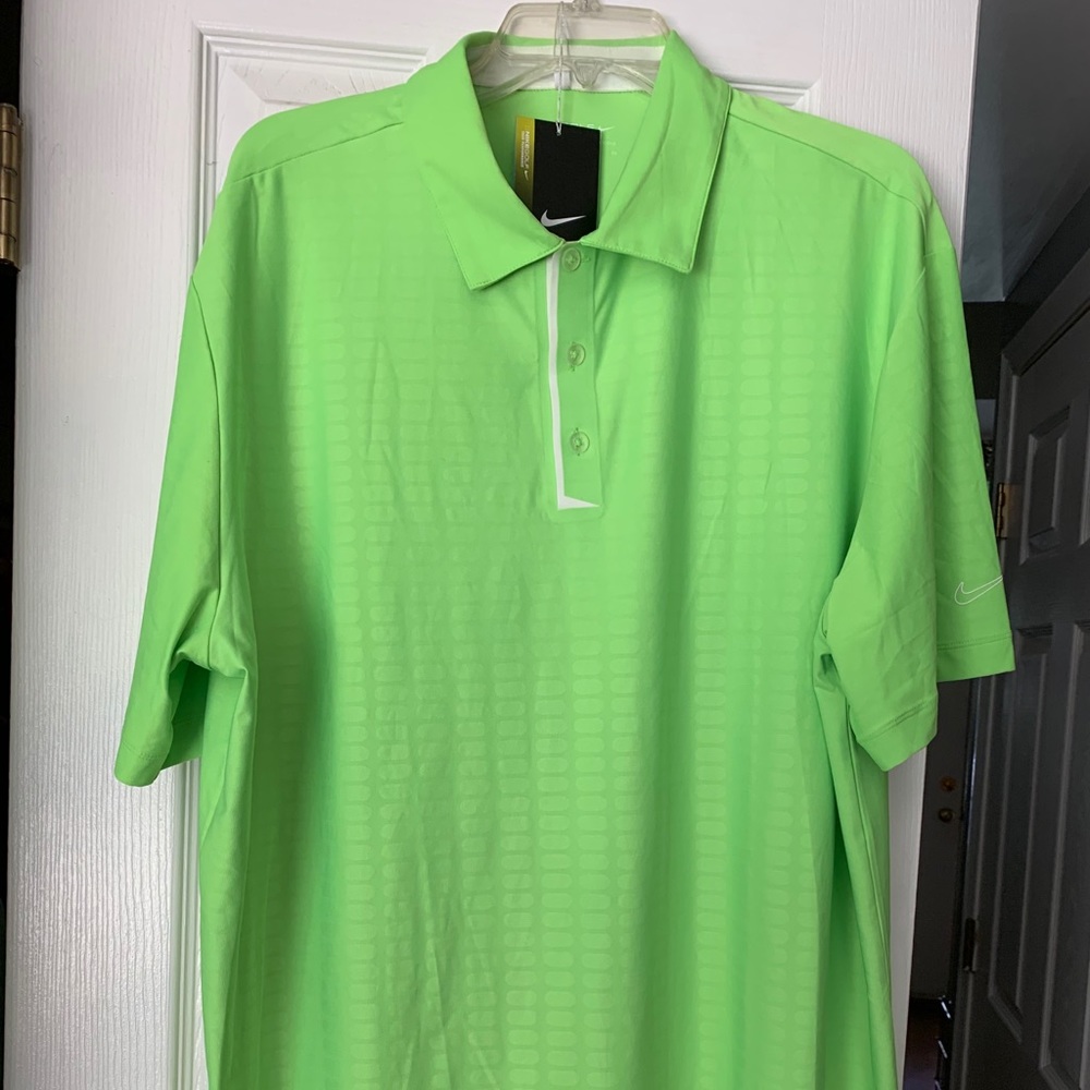 Nike Lime Green Golf Shirt